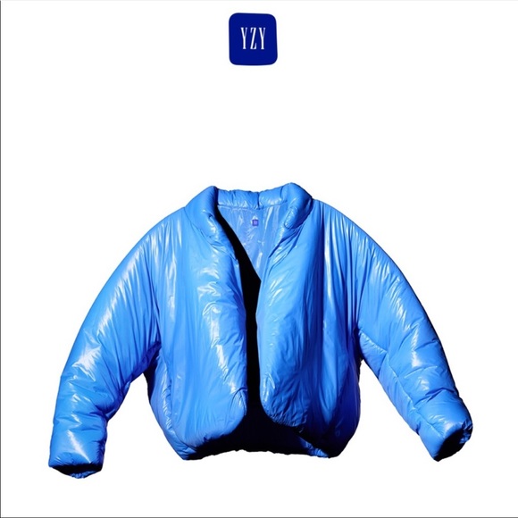 Yeezy Other - YEEZY X GAP ROUND Cropped Jacket blue Puffer size XL Brand New